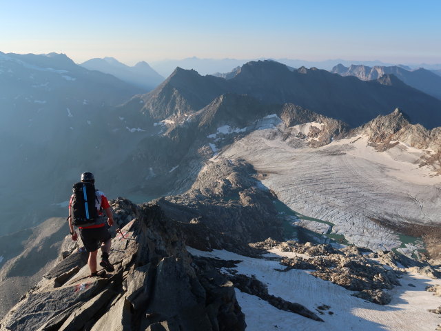 Ronald zwischen Hohem Sonnblick und Rojacherh&uuml;tte (9. Aug.)