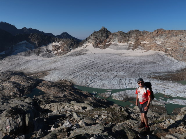 Ronald zwischen Hohem Sonnblick und Rojacherh&uuml;tte (9. Aug.)