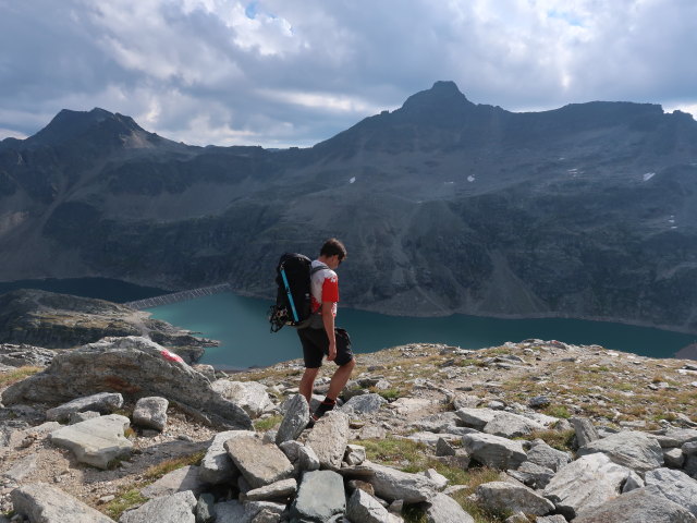 Ronald zwischen Eisseehaus und Duisburger H&uuml;tte (9. Aug.)