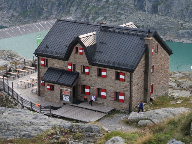 Duisburger H&uuml;tte, 2.573 m (9. Aug.)