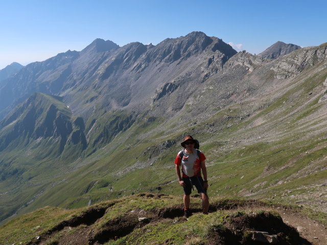 Ronald am Hagener Weg zwischen Feldseescharte und Hagener H&uuml;tte (10. Aug.)