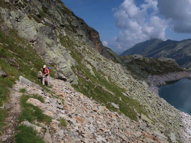 Melanie zwischen Amertaler See und Karsee