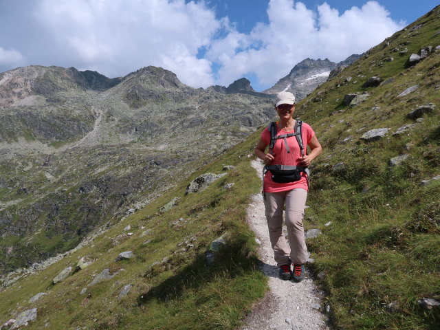 Melanie zwischen Finsterkar und Felbertauernstra&szlig;e