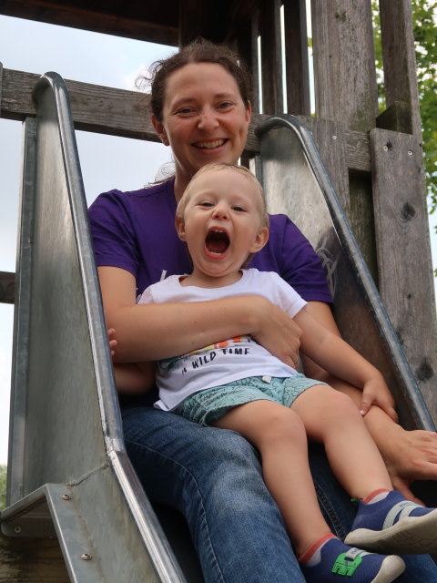Sabine und Nils beim Badeteich S&uuml;&szlig;enbrunn