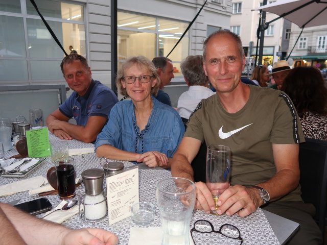 Andreas, Gabriele und Frank im Jonathan & Sieglinde