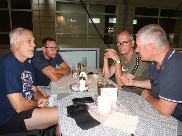 Josef, Roland, Frank und Erich im Jonathan & Sieglinde