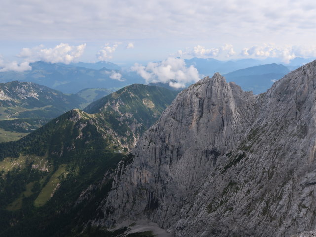vom Kaisersch&uuml;tzen-Klettersteig Richtung Nordosten (24. Aug.)