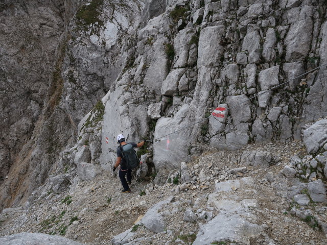 Christoph zwischen Babenstuberh&uuml;tte und Roter Rinnscharte (24. Aug.)