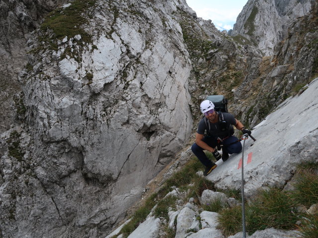 Christoph zwischen Babenstuberh&uuml;tte und Roter Rinnscharte (24. Aug.)
