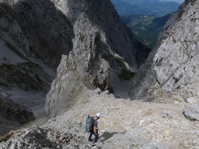 Christoph zwischen Roter Rinnscharte und Scharlingerboden (24. Aug.)