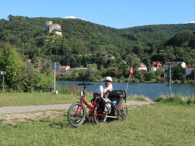 Ich und Nils bei Greifenstein