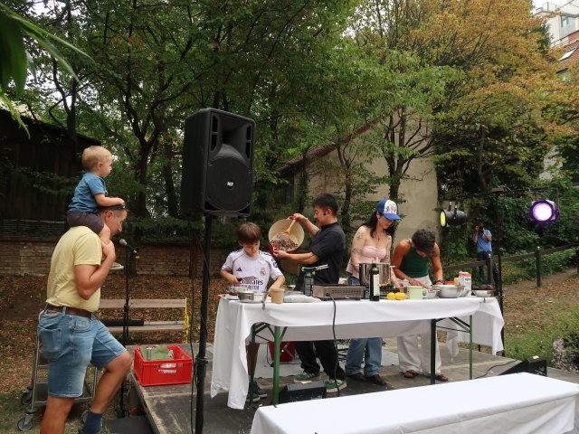 Nils und ich im Hilfswerk Wien