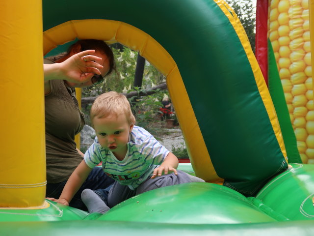 Sabine und Nils im Abenteuergarten