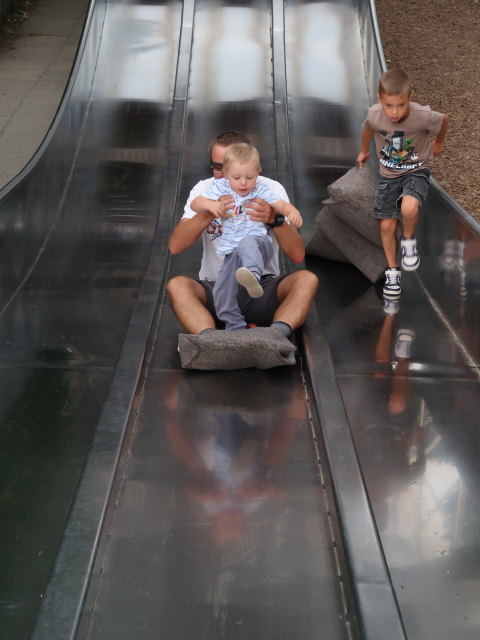 Ich und Nils im Abenteuergarten