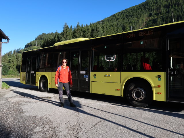 Carmen in der Haltestelle Gerlos Gasthof K&uuml;hle Rast, 1.191 m