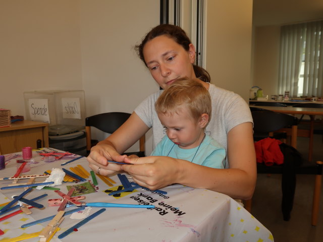 Sabine und Nils in der Pfarre S&uuml;&szlig;enbrunn