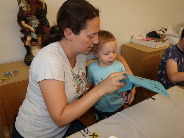 Sabine und Nils in der Pfarre S&uuml;&szlig;enbrunn