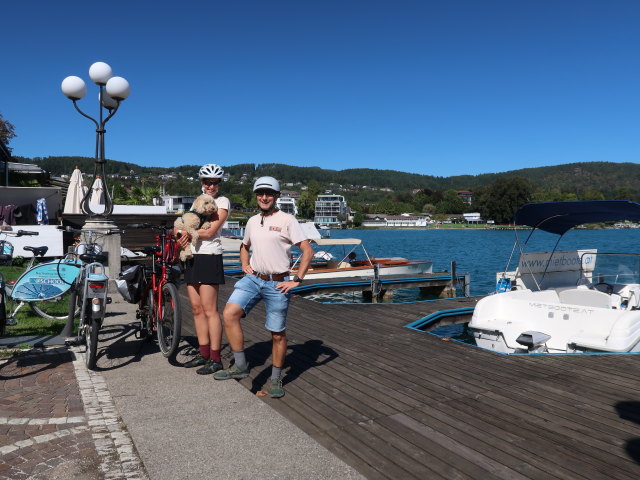 Larissa und ich am Seecorso in Velden am W&ouml;rther See