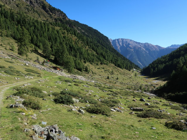 Leierstal zwischen Vorderer Leierstalalm und Hinterer Leierstalalm (20. Sep.)