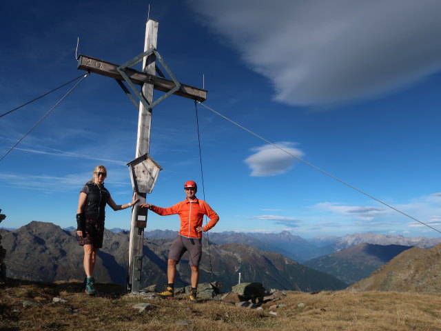 Evelyn und ich am Schafhimmel, 2.820 m (21. Sep.)