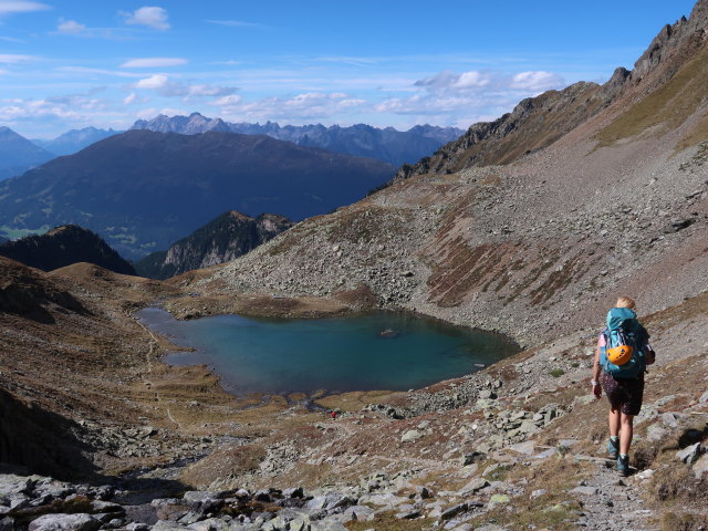 Evelyn zwischen Kugleter See und Gro&szlig;see (21. Sep.)