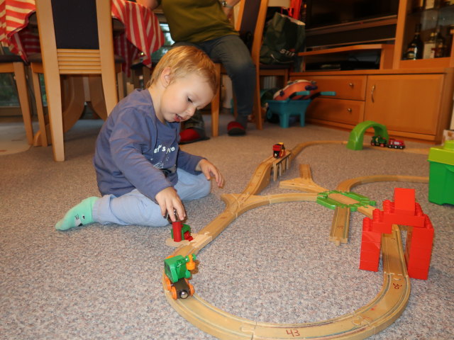 Nils und Brigitte in unserer Wohnung