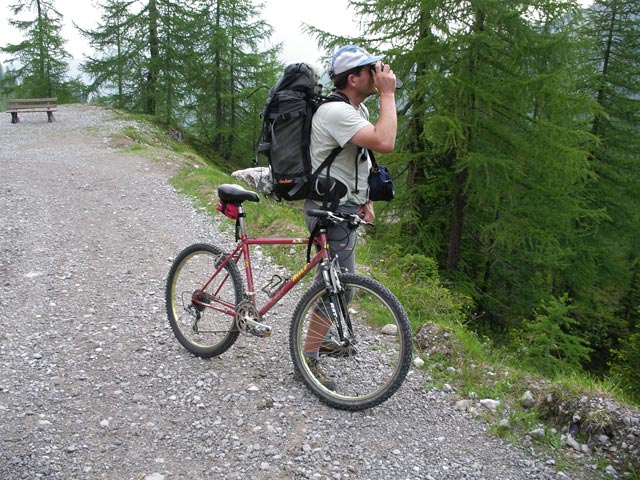 Axel zwischen Insteinhütte und Marcherstein (25. Juni 2006)