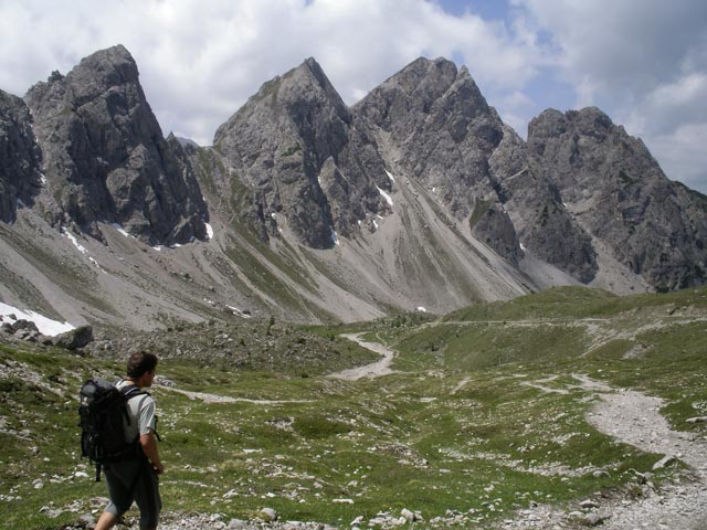 Axel zwischen Karlsbader Hütte und Marcherstein (25. Juni 2006)