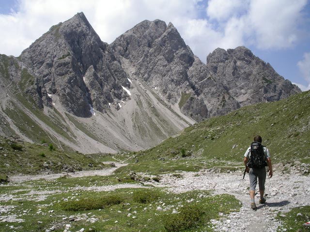 Axel zwischen Karlsbader Hütte und Marcherstein (25. Juni 2006)