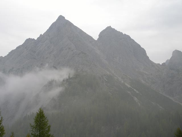 Große Gamswiesenspitze und Kleine Gamswiesenspitze vom Kerschbaumertal aus (1. Okt. 2006)