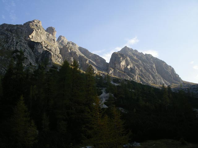 Große Gamswiesenspitze und Kleine Gamswiesenspitze (1. Okt. 2006)