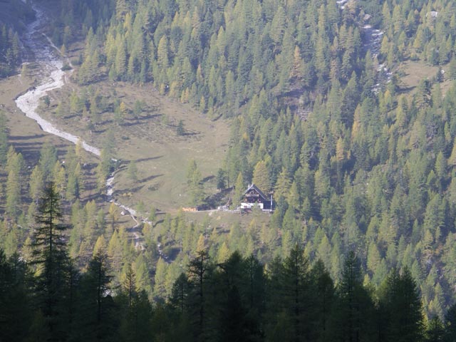 Kerschbaumeralm-Schutzhaus, 1.902 m (1. Okt. 2006)