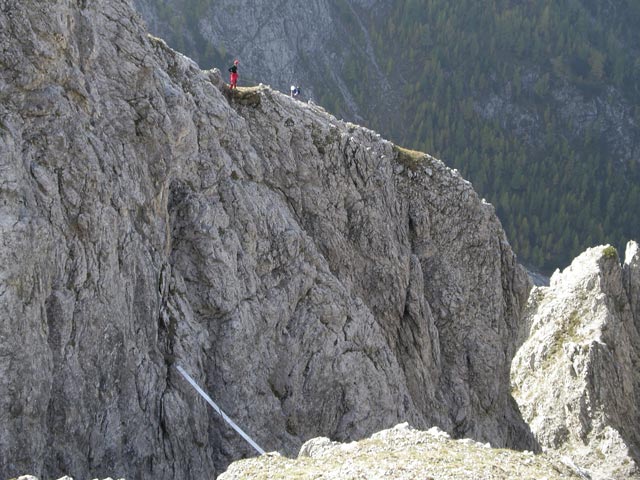 Madonnen-Klettersteig: Nepalbrücke (1. Okt. 2006)