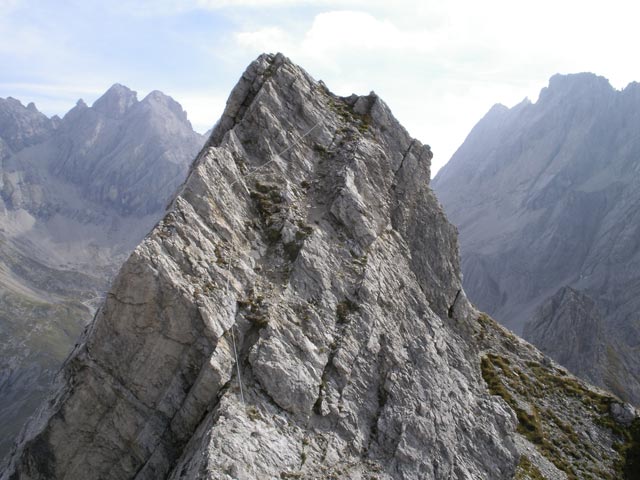 Madonnen-Klettersteig: Kleine Gamswiesenspitze, 2.454 m (1. Okt. 2006)