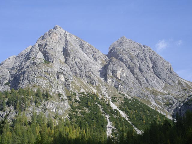 Große Gamswiesenspitze und Kleine Gamswiesenspitze (1. Okt. 2006)