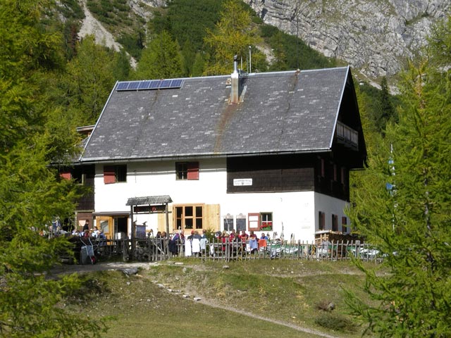 Kerschbaumeralm-Schutzhaus, 1.902 m (1. Okt. 2006)