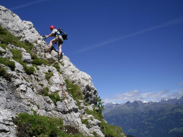 Zellink&ouml;pfe-Klettersteig: Daniela (13. Juli 2007)