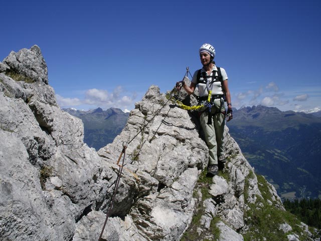 Zellinköpfe-Klettersteig: Christine (13. Juli 2007)