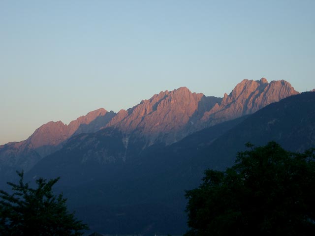 Lienzer Dolomiten vom Stoffenhof aus (14. Juli 2005)