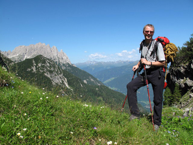 Peter zwischen Auerlingköpfl und Zellinscharte (13. Juli 2009)