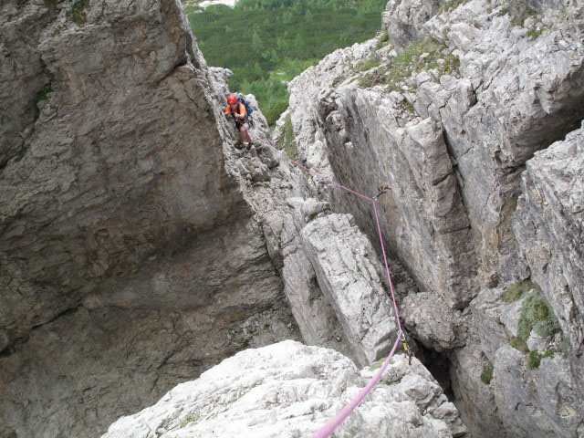 Daniela auf der Egerländerkante (13. Juli 2009)