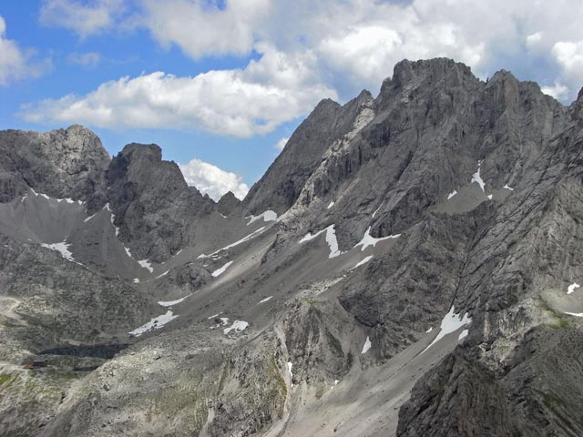 Laserztörl vom Vorgipfel der Kleinen Gamswiesenspitze aus (10. Juli 2008)