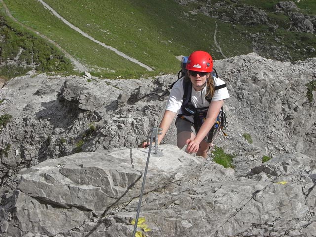 Madonnen-Klettersteig: Daniela (10. Juli 2008)