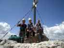 Ernst, ich und Josef am Roten Turm, 2.702 m (7. Juli 2003)