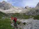 Daniela und Andreas zwischen Karlsbader Hütte und Marcher-Stein (9. Juli 2006)