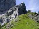 Heike, Christine und Daniela zwischen Auerlingköpfl und Zellinköpfe-Klettersteig (13. Juli 2007)