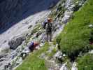 Zellinköpfe-Klettersteig: Christine, Heike und Daniela (13. Juli 2007)