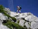 Zellinköpfe-Klettersteig: Daniela (13. Juli 2007)