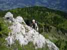 Zellinköpfe-Klettersteig: Christine (13. Juli 2007)