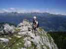 Zellinköpfe-Klettersteig: Christine (13. Juli 2007)